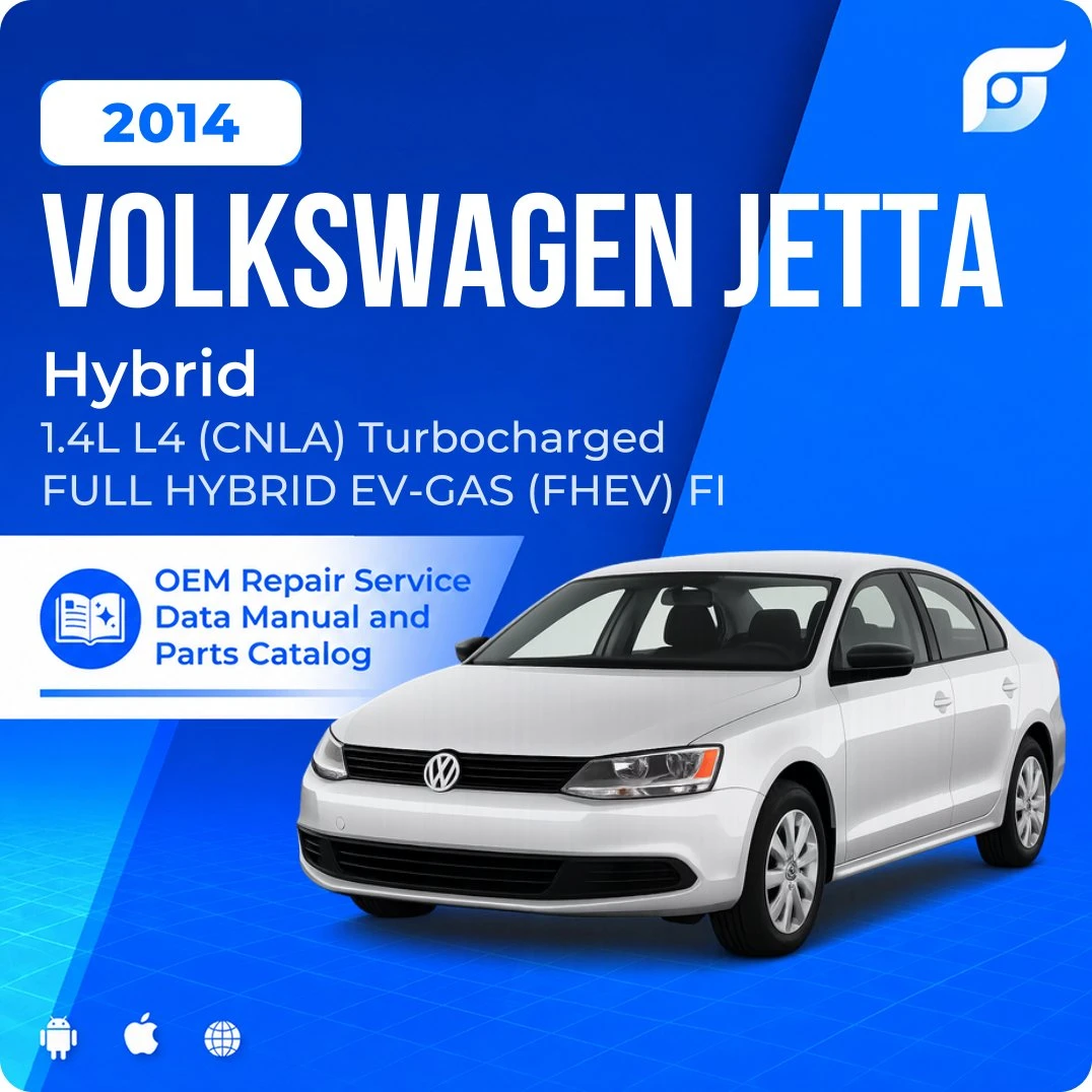 2014 Volkswagen Jetta Hybrid - OEM Repair Service Manual