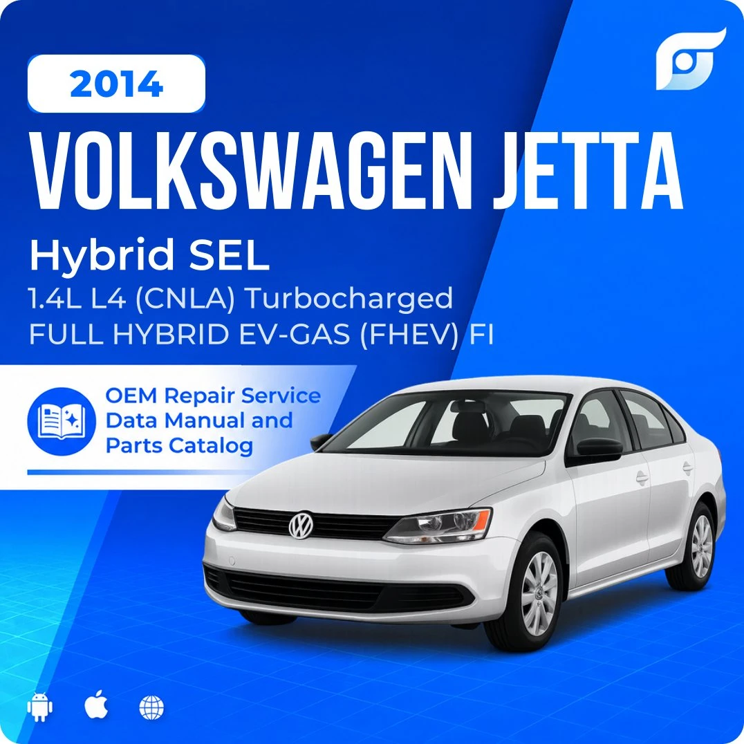2014 Volkswagen Jetta Hybrid SEL - OEM Repair Service Manual