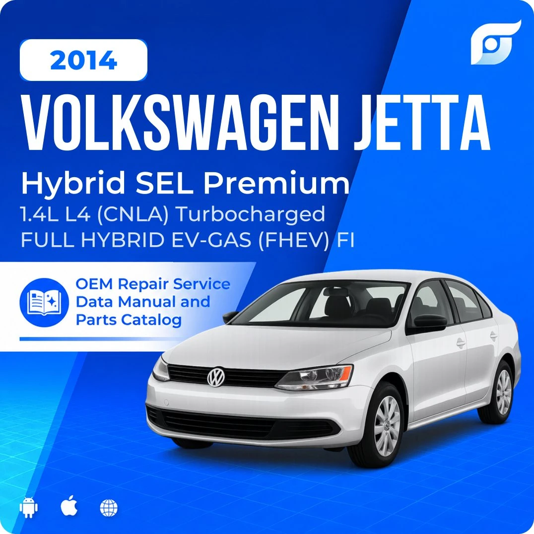 2014 Volkswagen Jetta Hybrid SEL Premium - OEM Repair Service Manual