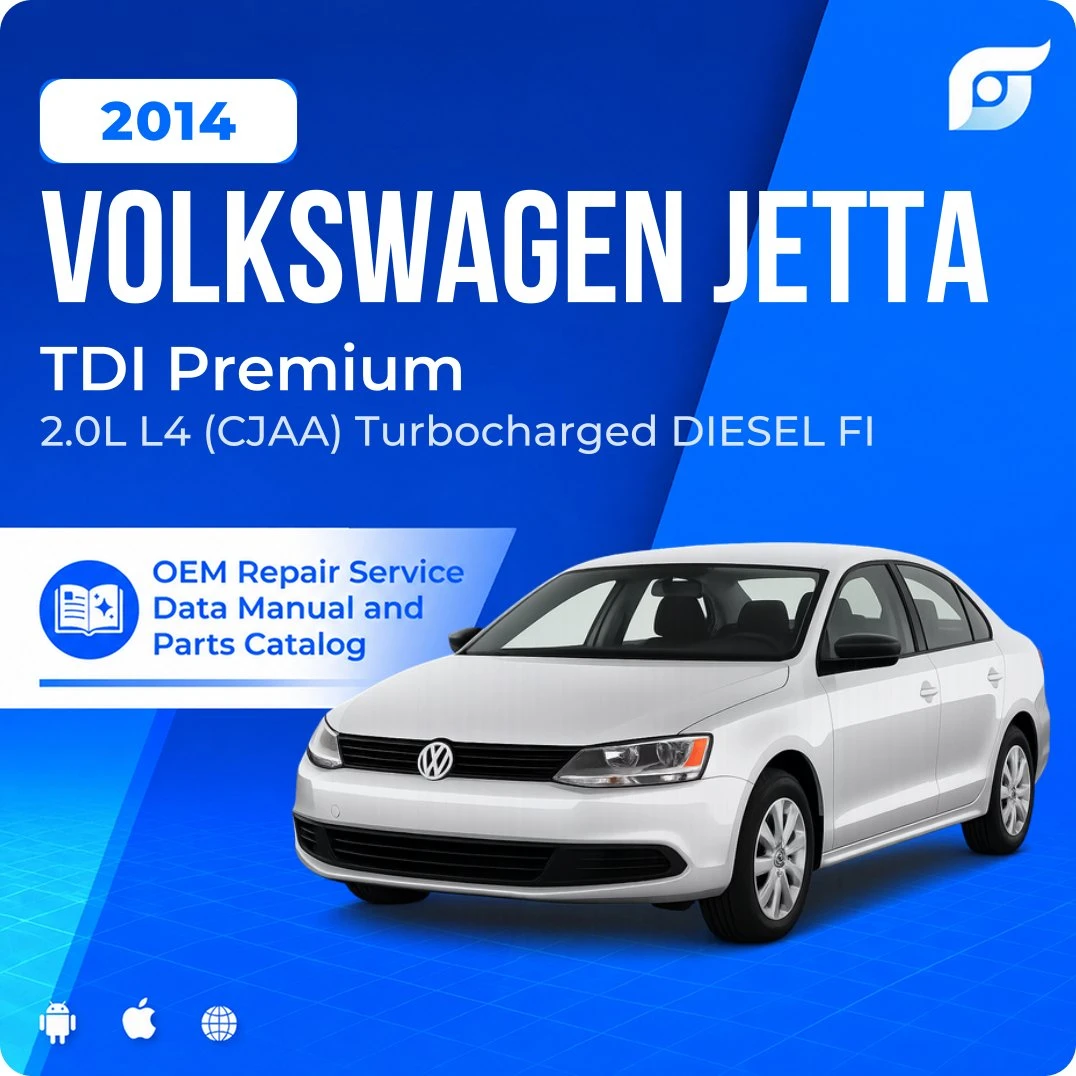 2014 Volkswagen Jetta TDI Premium - OEM Repair Service Manual