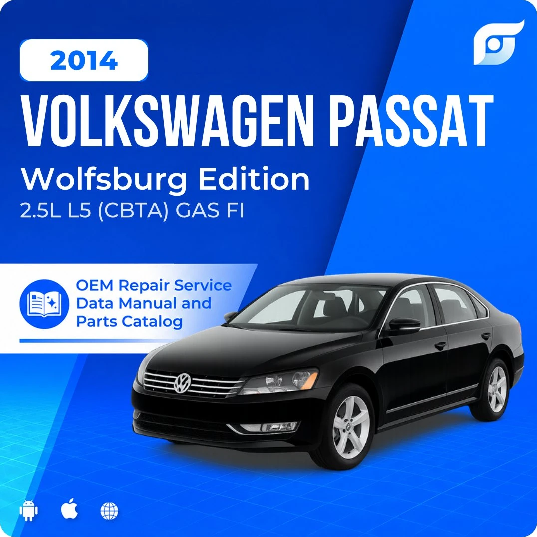 2014 Volkswagen Passat Wolfsburg Edition - OEM Repair Service Manual