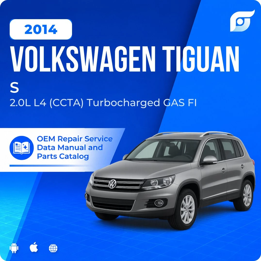 2014 Volkswagen Tiguan S - OEM Repair Service Manual