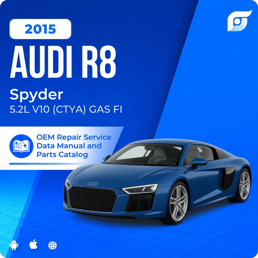 2015 Audi R8 Spyder - OEM Repair Service Manual