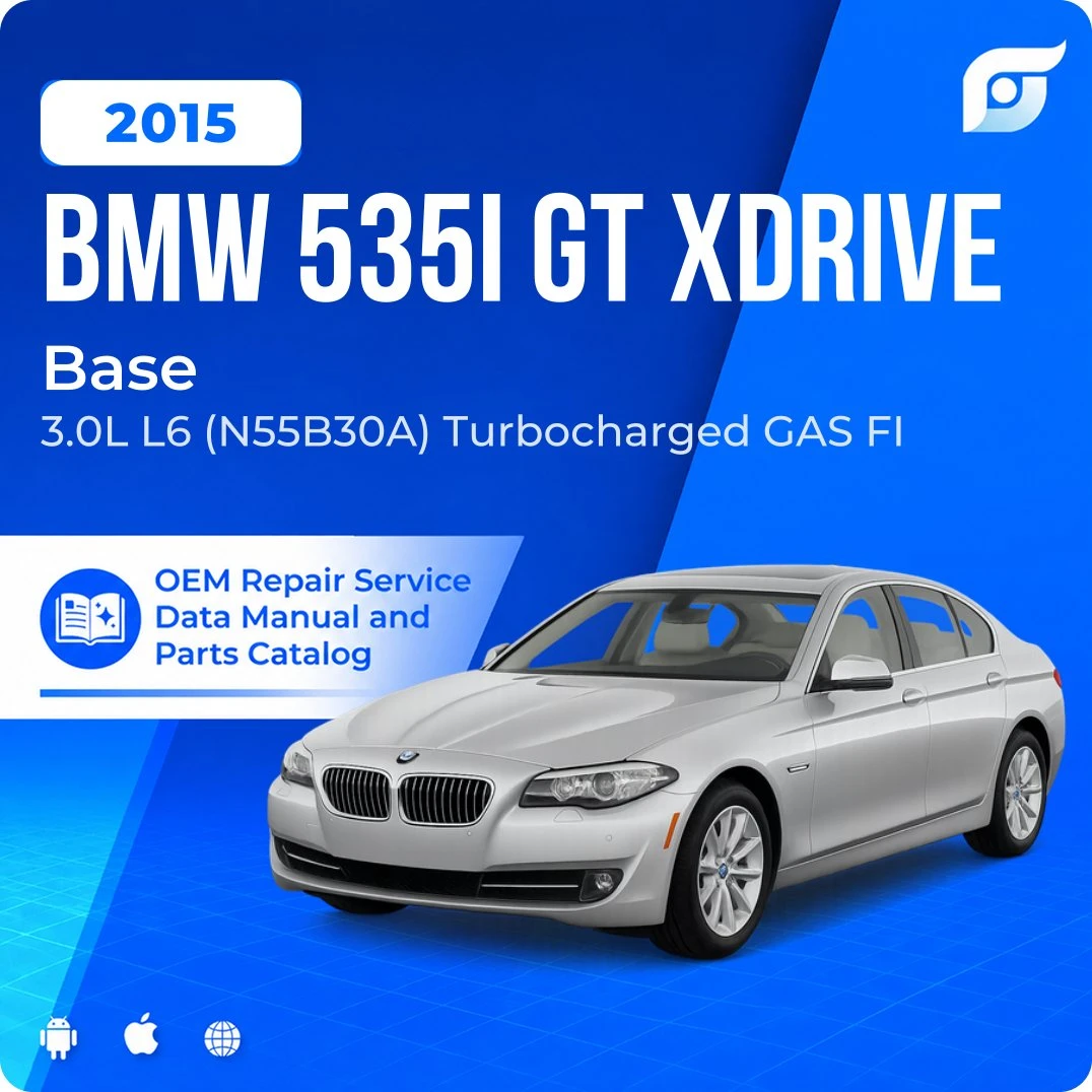 2015 BMW 535i GT xDrive Base - OEM Repair Service Manual