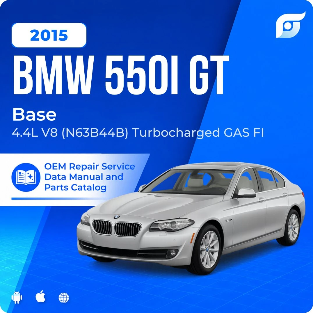 2015 BMW 550i GT Base - OEM Repair Service Manual