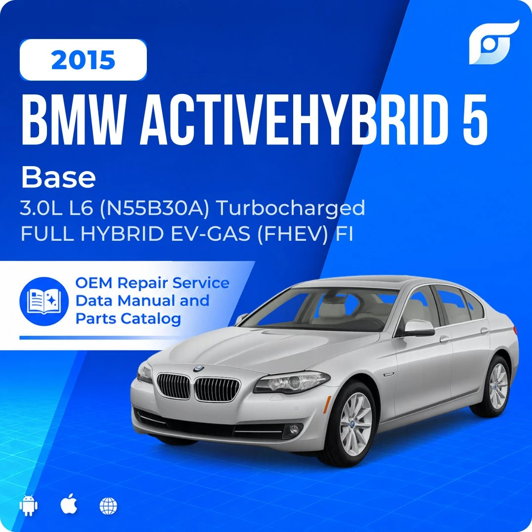 2015 BMW ActiveHybrid 5 Base - OEM Repair Service Manual
