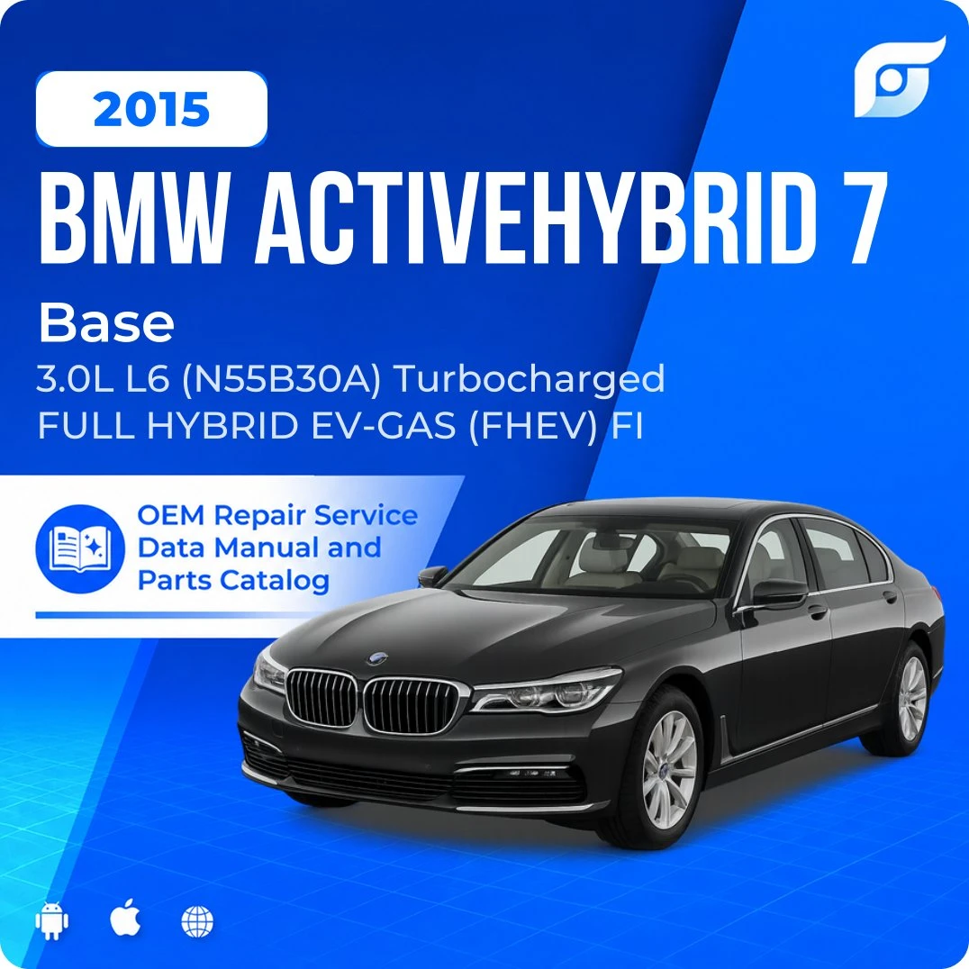 2015 BMW ActiveHybrid 7 Base - OEM Repair Service Manual