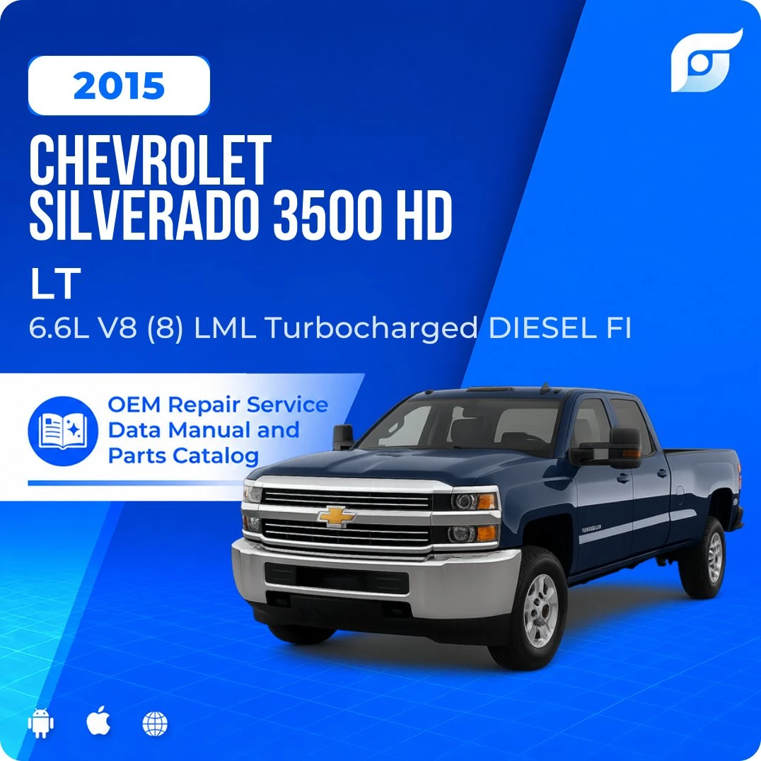 2015 Chevrolet Silverado 3500 HD LT - OEM Repair Service Manual