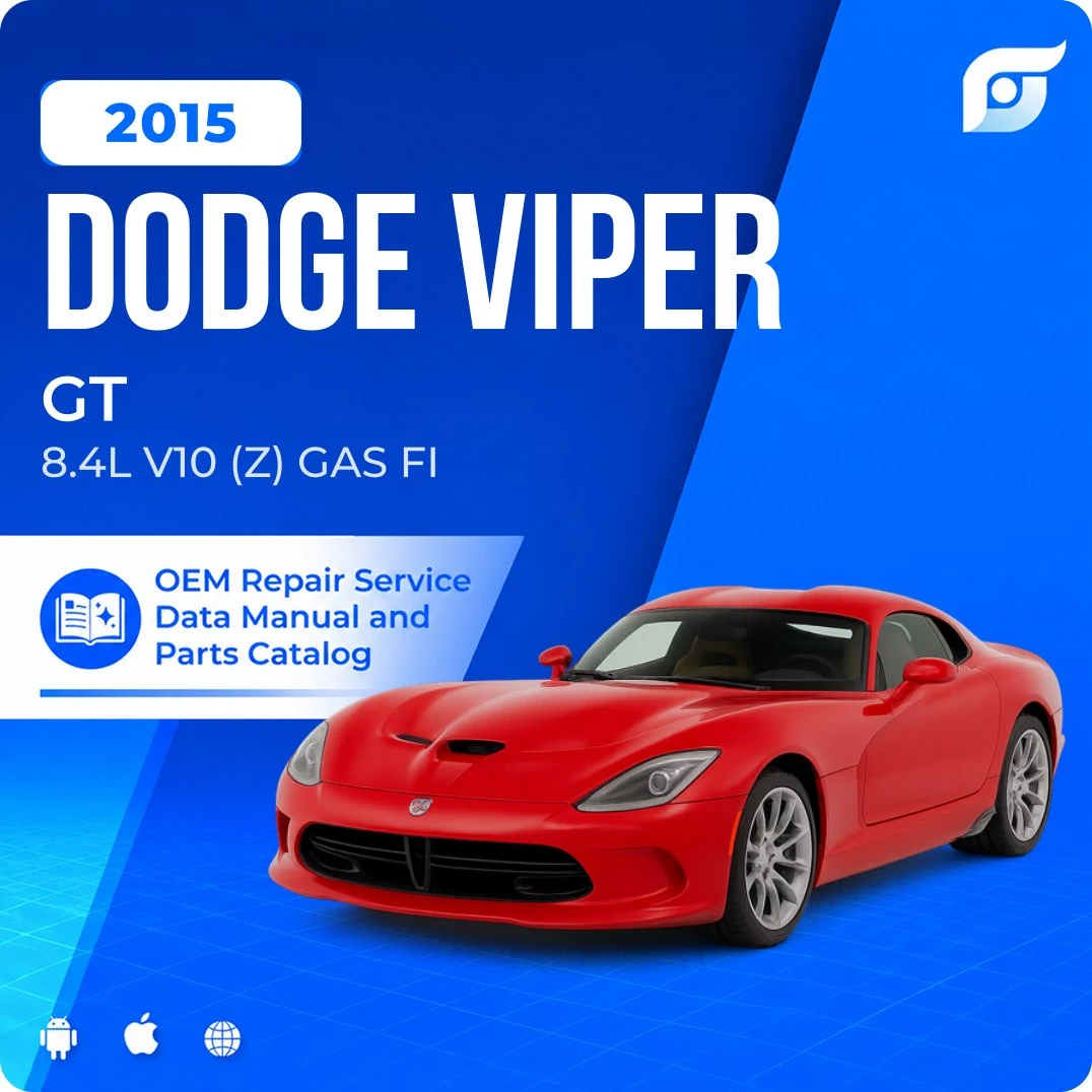 2015 Dodge Viper GT - OEM Repair Service Manual