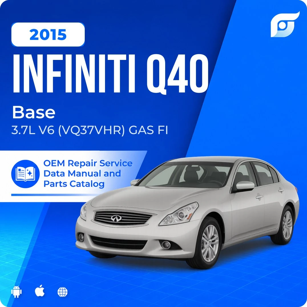 2015 INFINITI Q40 Base - OEM Repair Service Manual