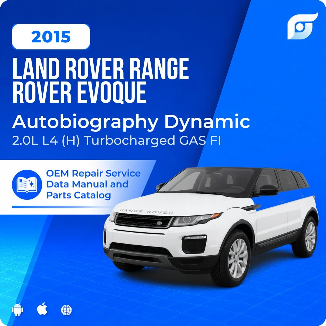 2015 Land Rover Range Rover Evoque Autobiography Dynamic - OEM Repair Service Manual