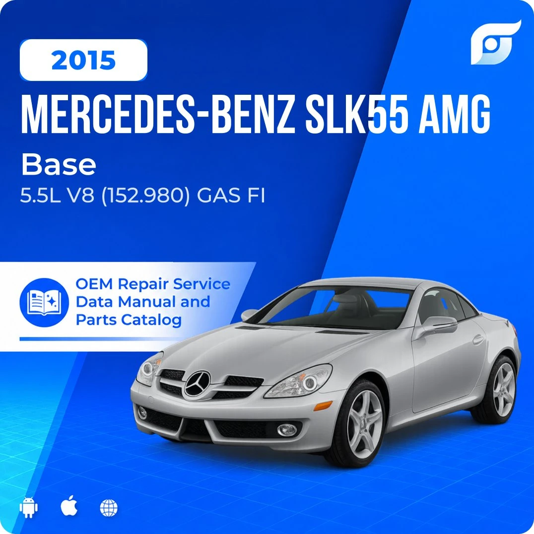2015 Mercedes-Benz SLK55 AMG Base - OEM Repair Service Manual