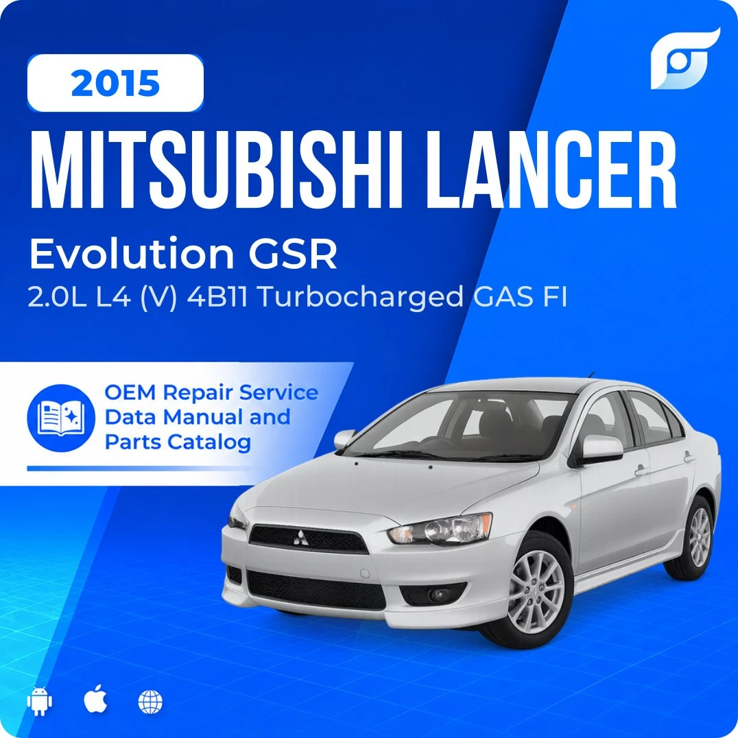 2015 Mitsubishi Lancer Evolution GSR - OEM Repair Service Manual