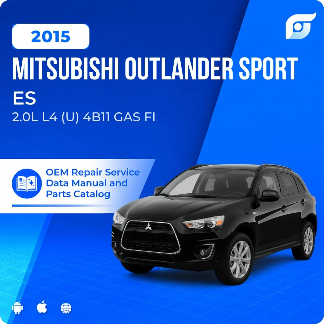 2015 Mitsubishi Outlander Sport ES - OEM Repair Service Manual