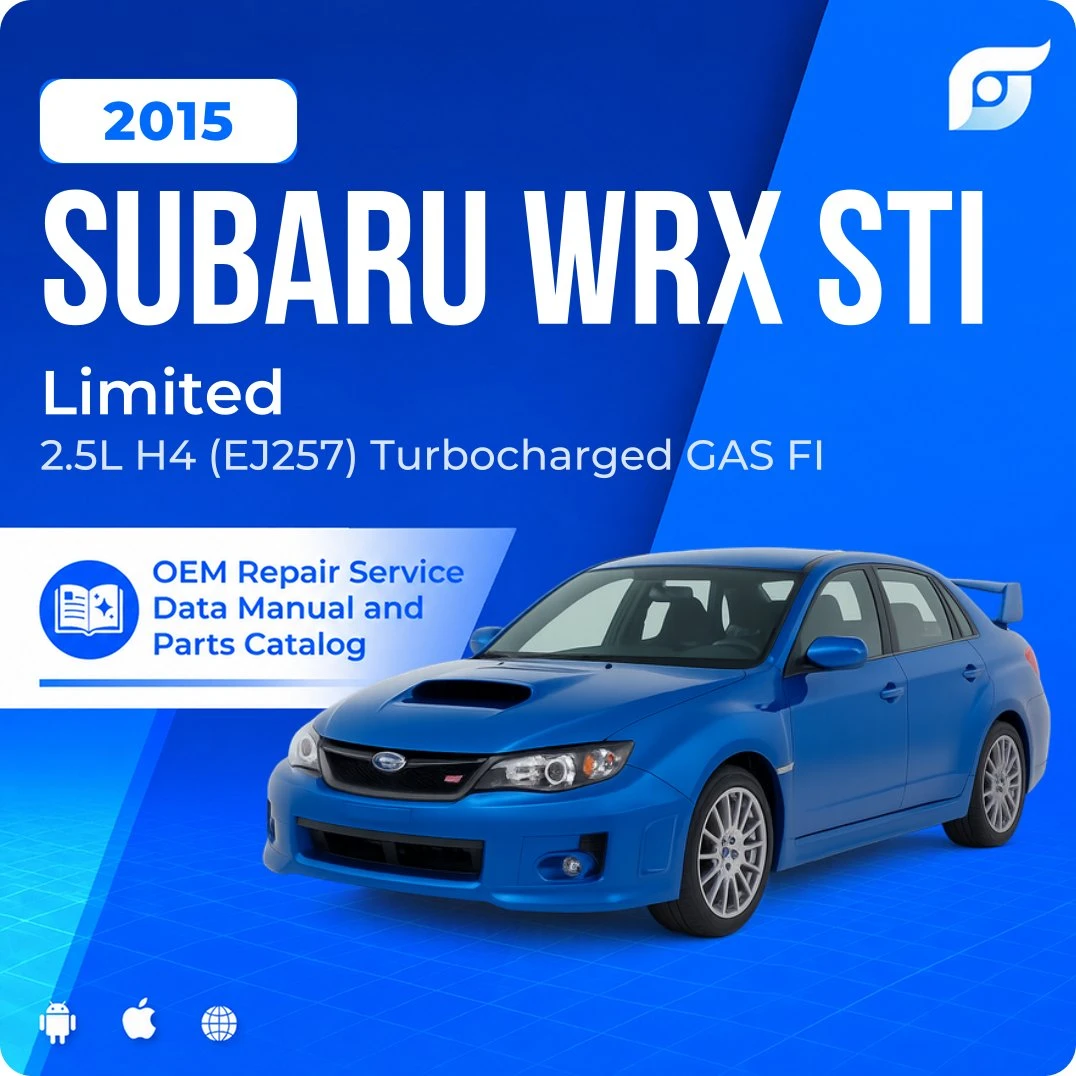 2015 Subaru WRX STI Limited - OEM Repair Service Manual
