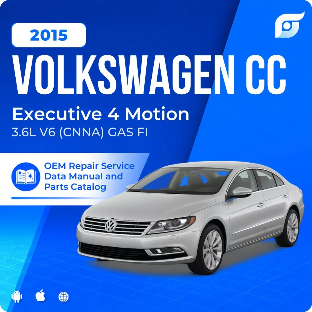 2015 Volkswagen CC Executive 4 Motion - OEM Repair Service Manual