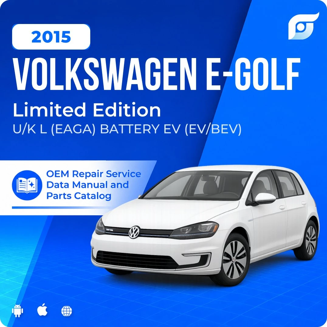 2015 Volkswagen e-Golf Limited Edition - OEM Repair Service Manual