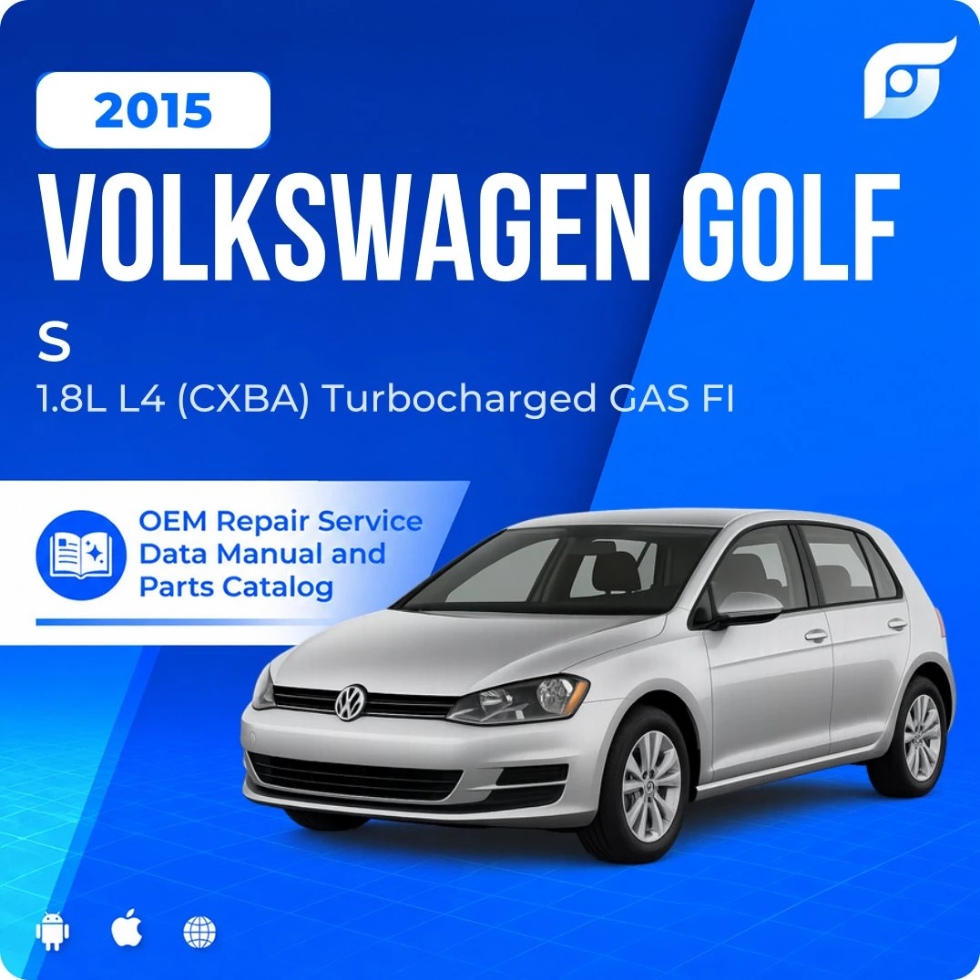 2015 Volkswagen Golf S - OEM Repair Service Manual
