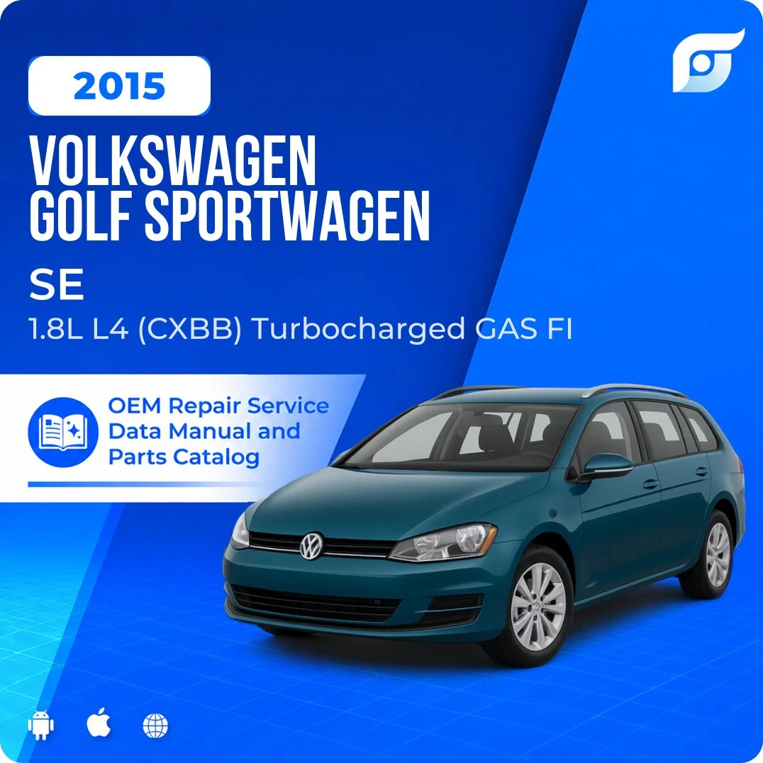 2015 Volkswagen Golf SportWagen SE - OEM Repair Service Manual