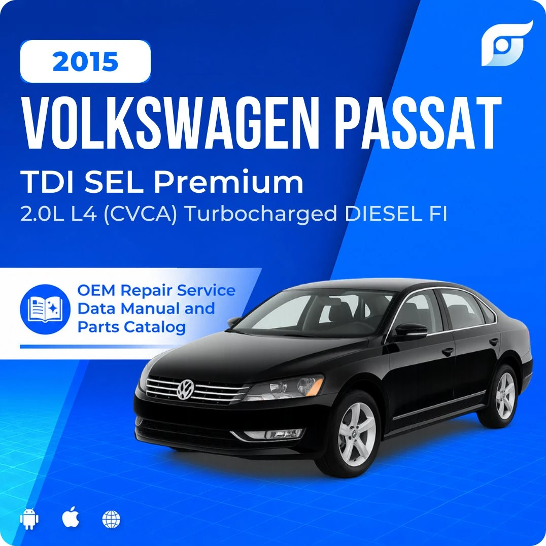 2015 Volkswagen Passat TDI SEL Premium - OEM Repair Service Manual