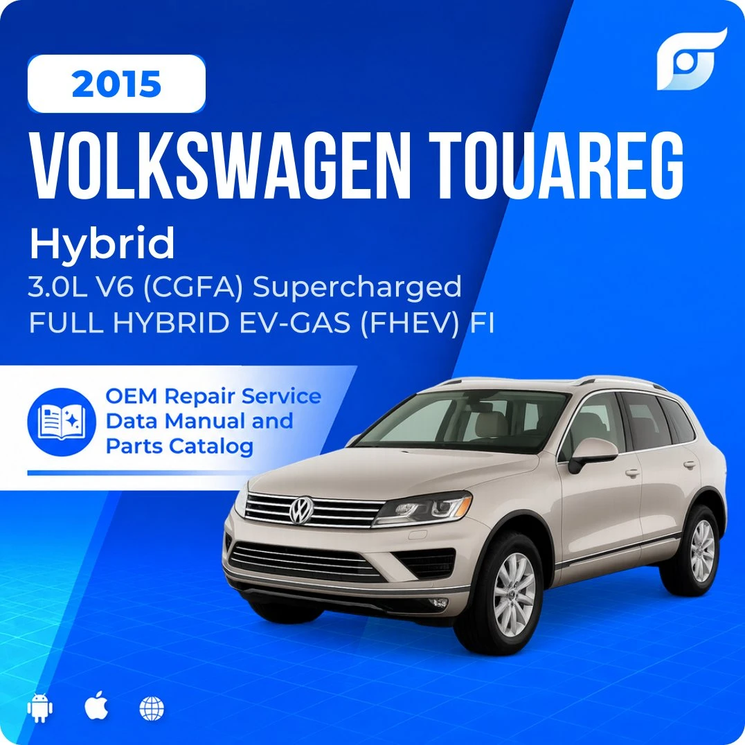 2015 Volkswagen Touareg Hybrid - OEM Repair Service Manual