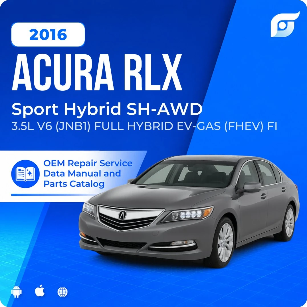 2016 Acura RLX Sport Hybrid SH-AWD - OEM Repair Service Manual