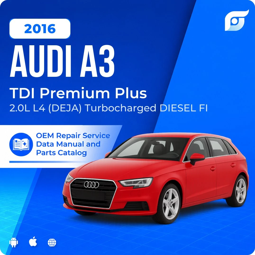 2016 Audi A3 TDI Premium Plus - OEM Repair Service Manual