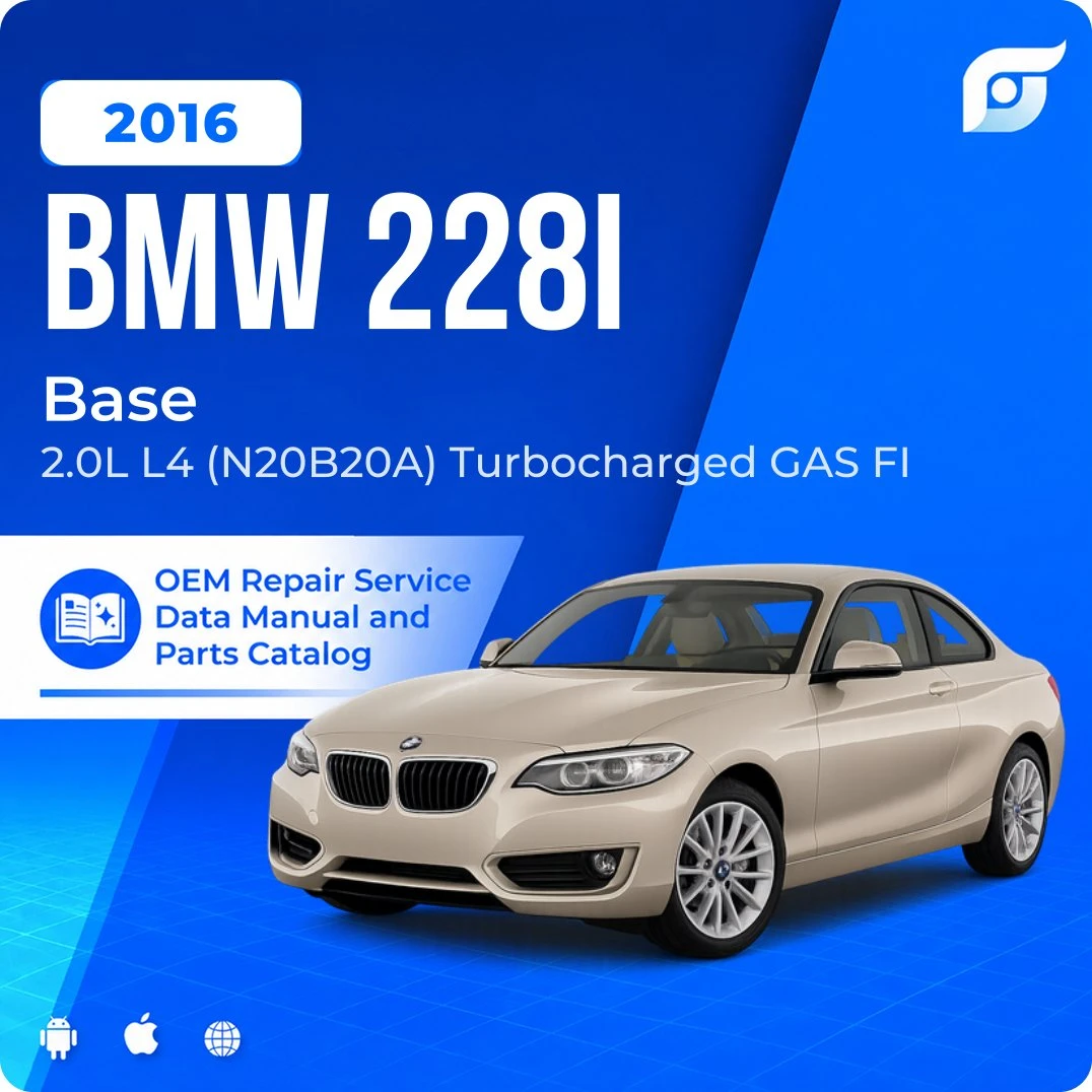 2016 BMW 228i Base - OEM Repair Service Manual