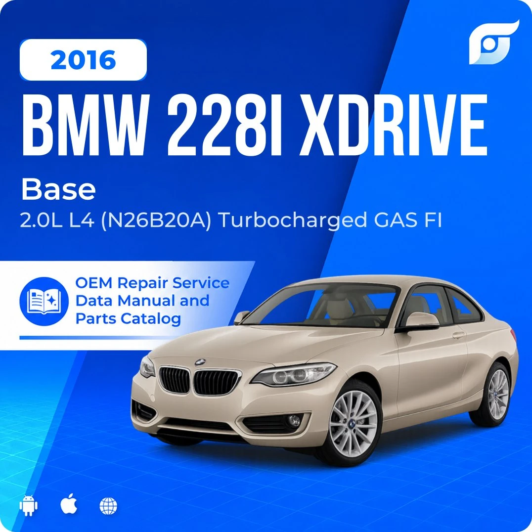 2016 BMW 228i xDrive Base - OEM Repair Service Manual