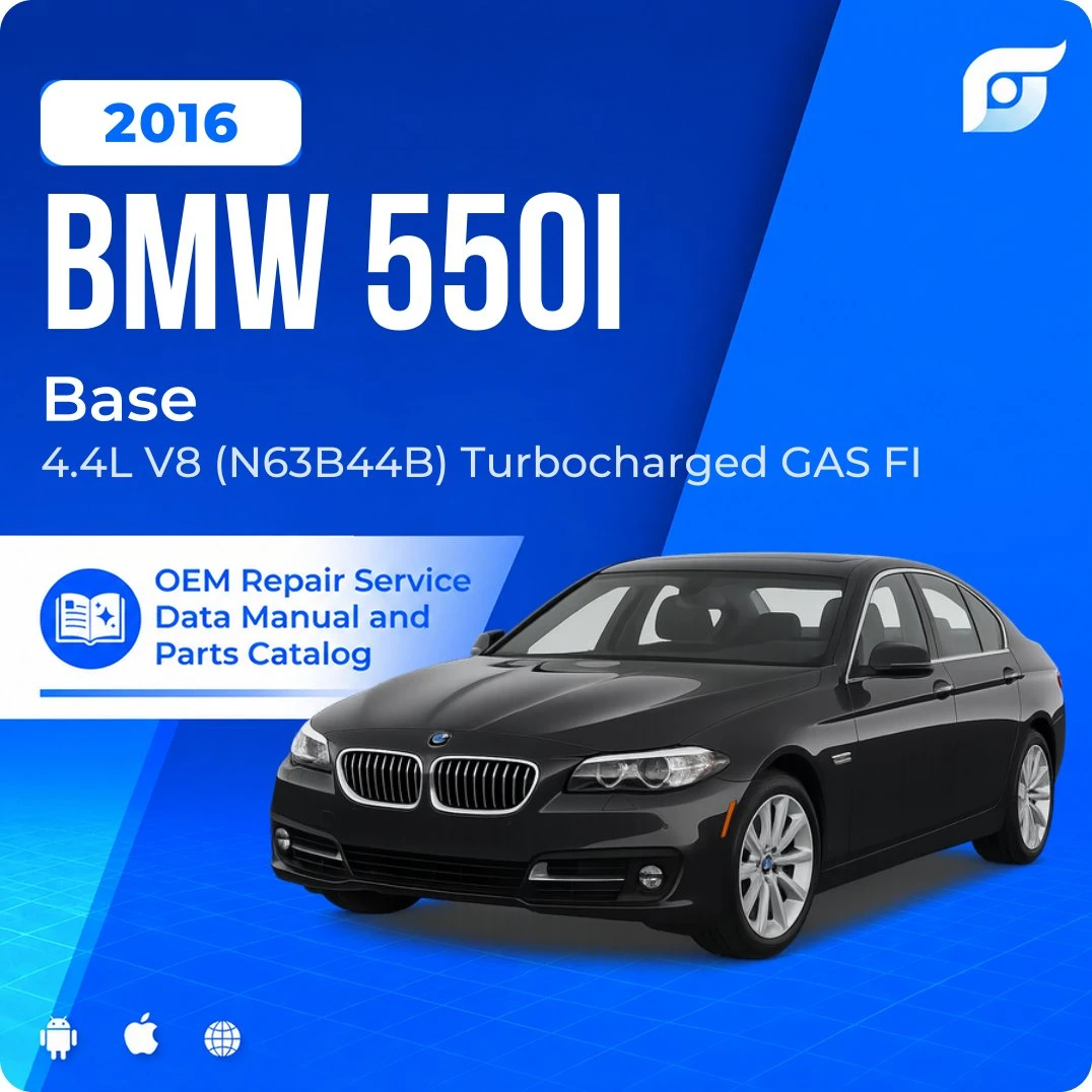 2016 BMW 550i Base - OEM Repair Service Manual