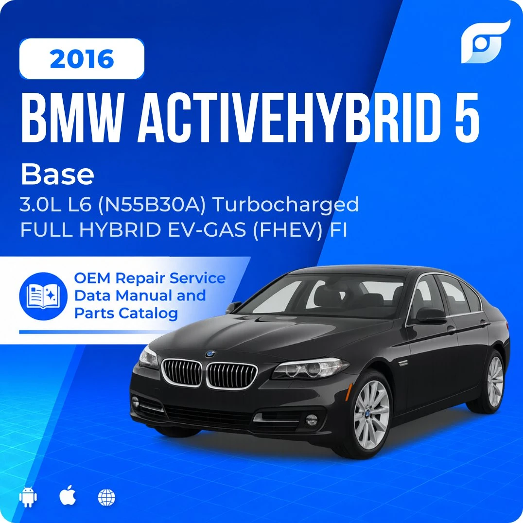 2016 BMW ActiveHybrid 5 Base - OEM Repair Service Manual
