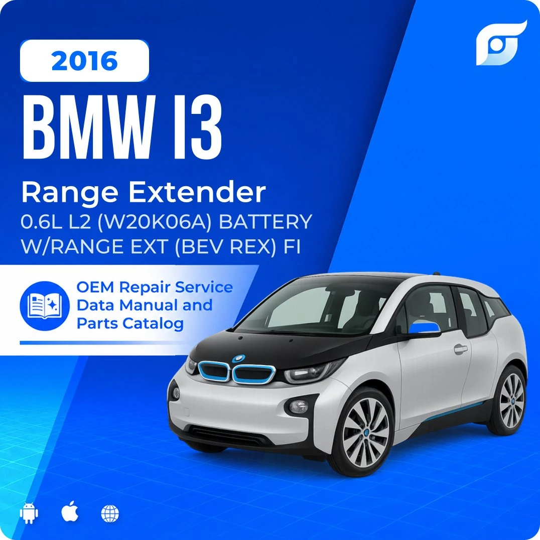 2016 BMW i3 Range Extender - OEM Repair Service Manual