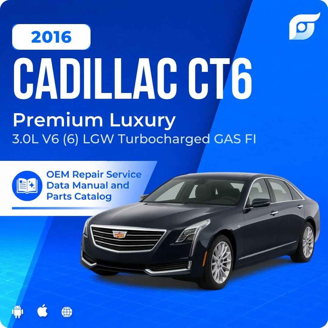 2016 Cadillac CT6 Premium Luxury - OEM Repair Service Manual