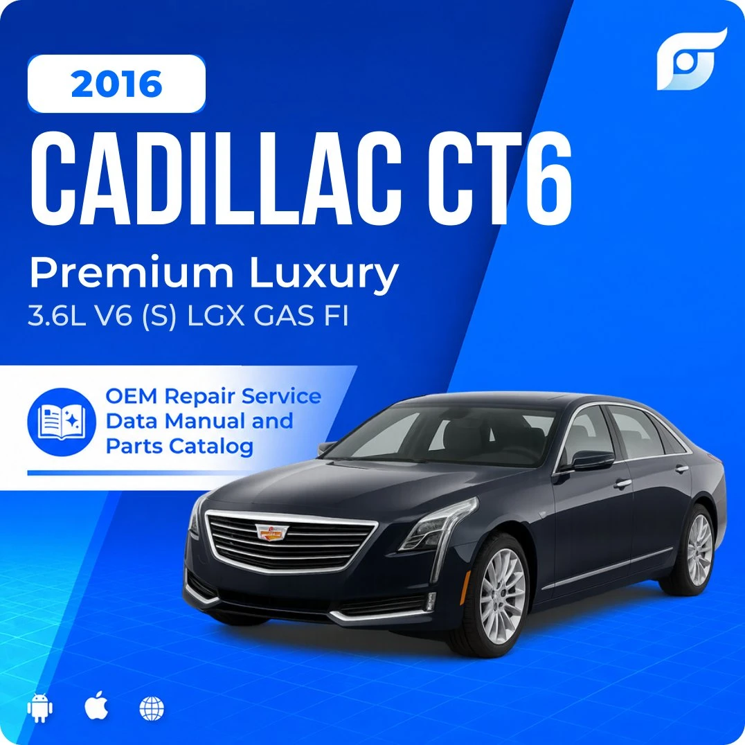 2016 Cadillac CT6 Premium Luxury - OEM Repair Service Manual