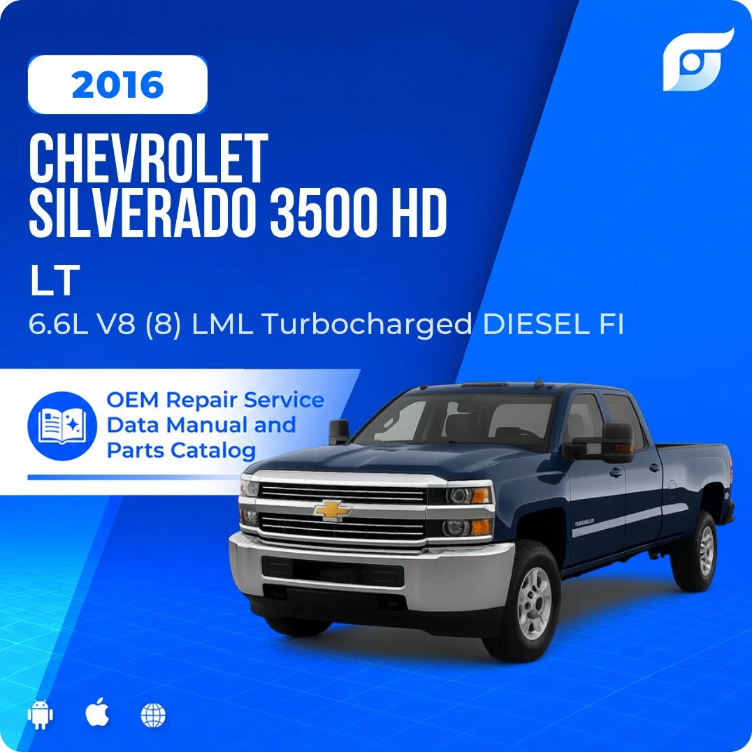 2016 Chevrolet Silverado 3500 HD LT - OEM Repair Service Manual