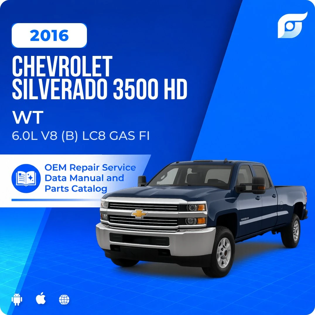 2016 Chevrolet Silverado 3500 HD WT - OEM Repair Service Manual