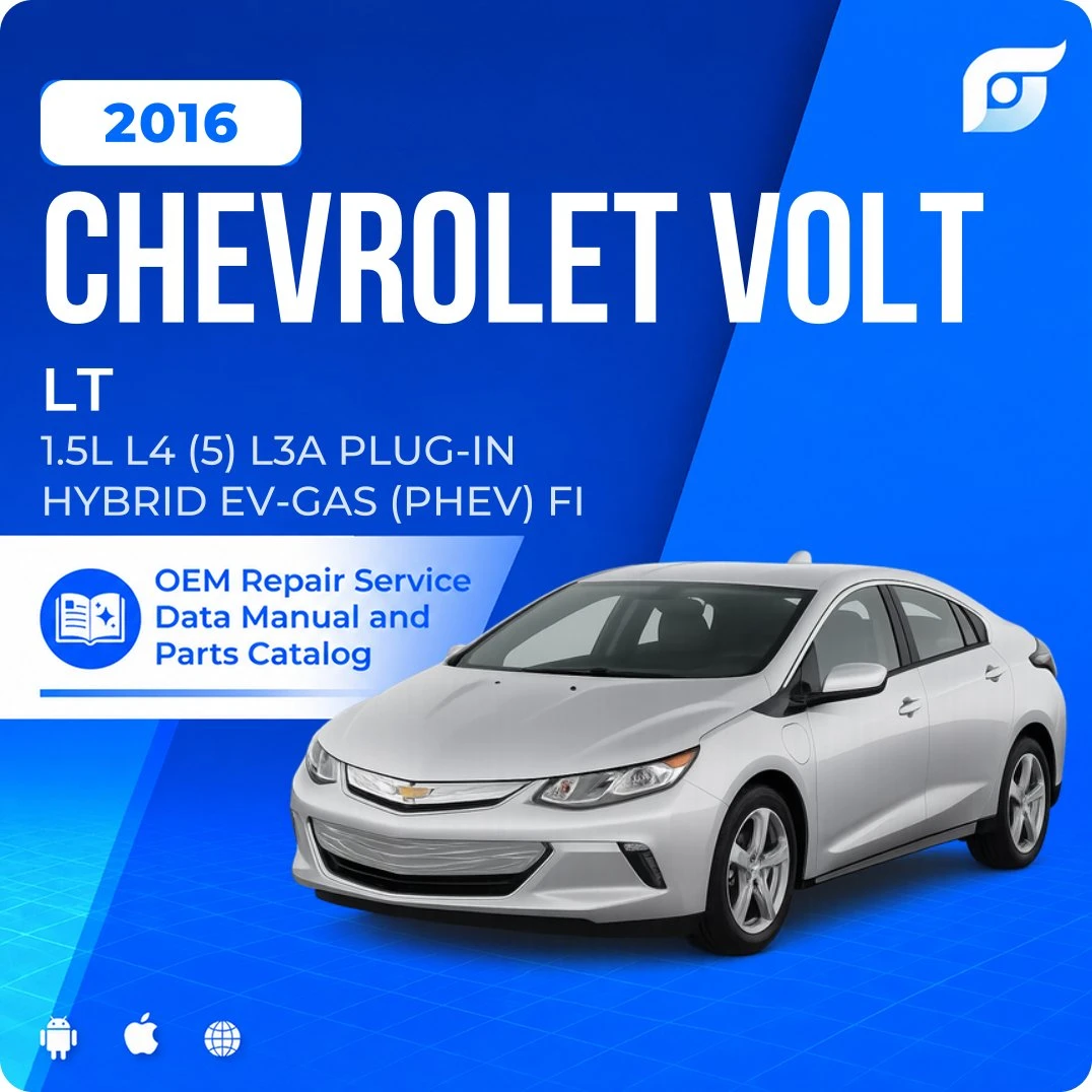 2016 Chevrolet Volt LT - OEM Repair Service Manual