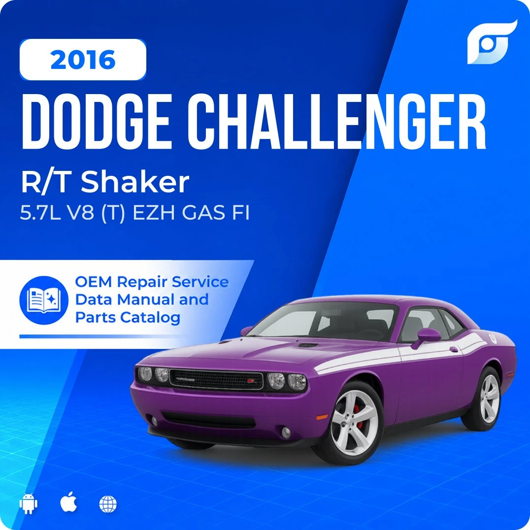2016 Dodge Challenger R/T Shaker - OEM Repair Service Manual