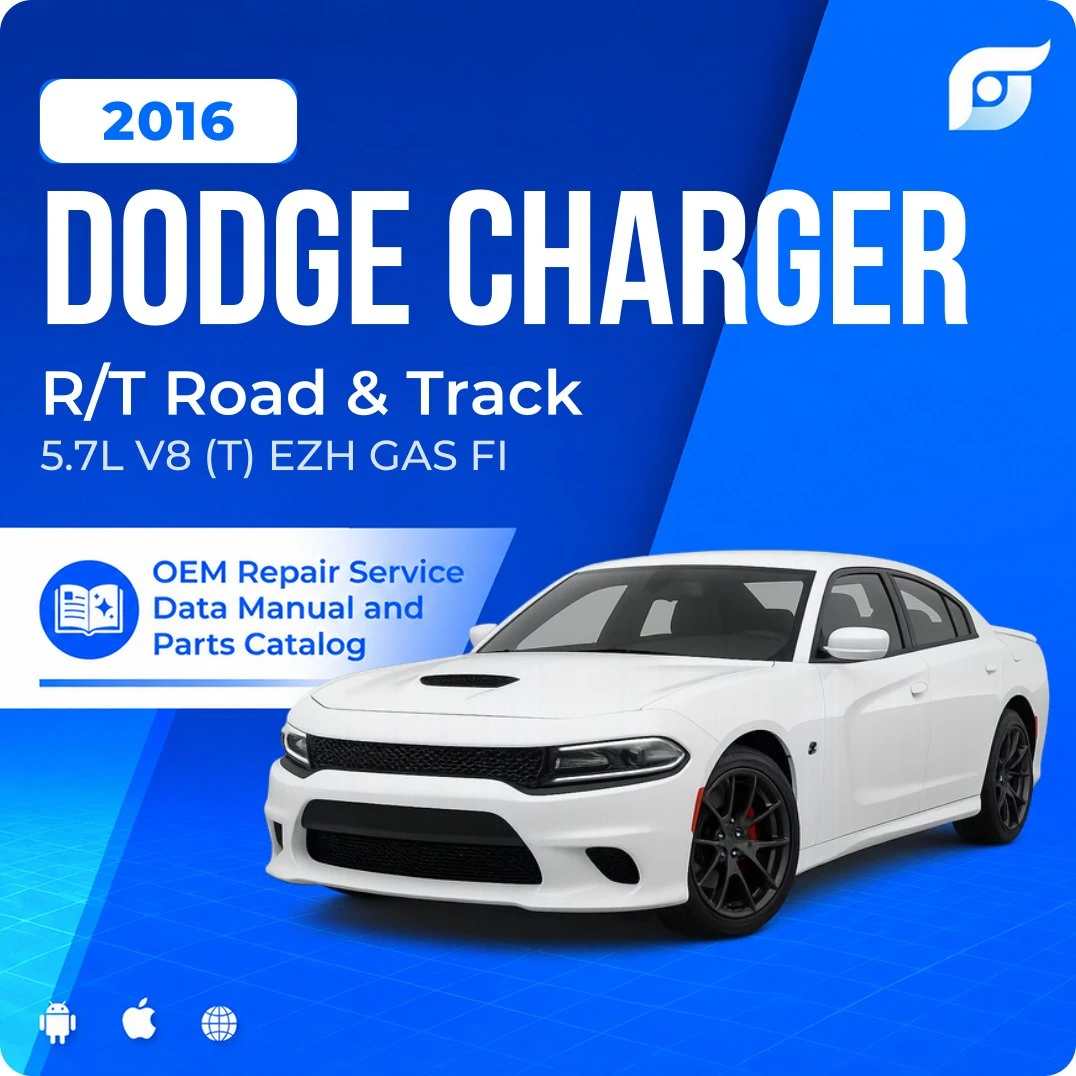 2016 Dodge Charger R/T Road & Track - OEM Repair Service Manual