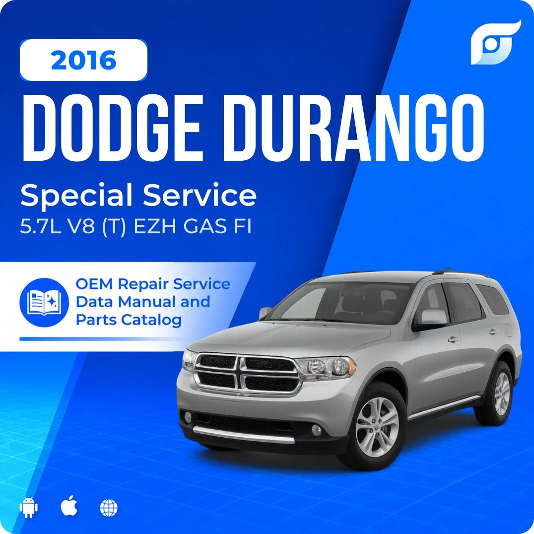 2016 Dodge Durango Special Service - OEM Repair Service Manual