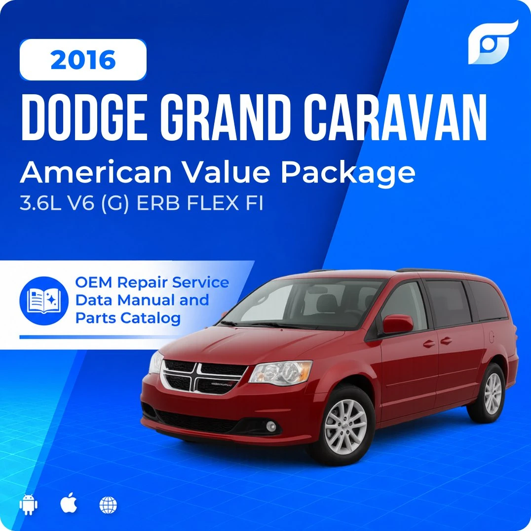 2016 Dodge Grand Caravan American Value Package - OEM Repair Service Manual