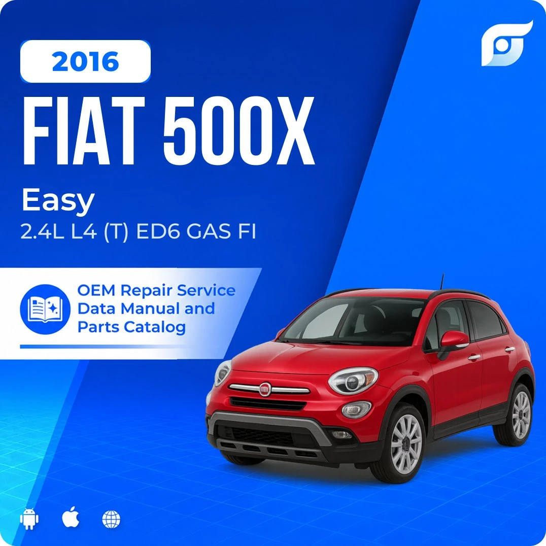 2016 Fiat 500X Easy - OEM Repair Service Manual
