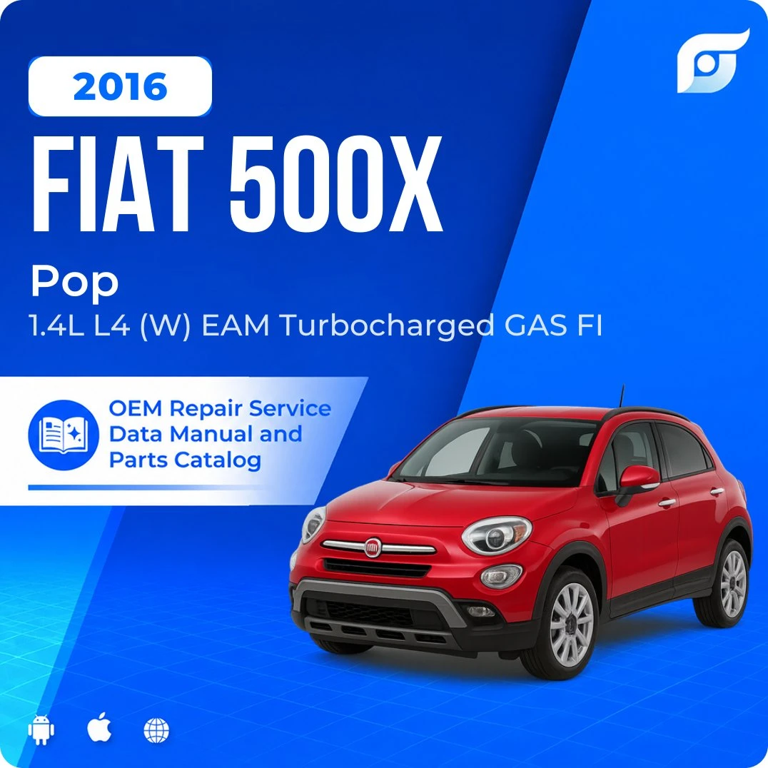 2016 Fiat 500X Pop - OEM Repair Service Manual