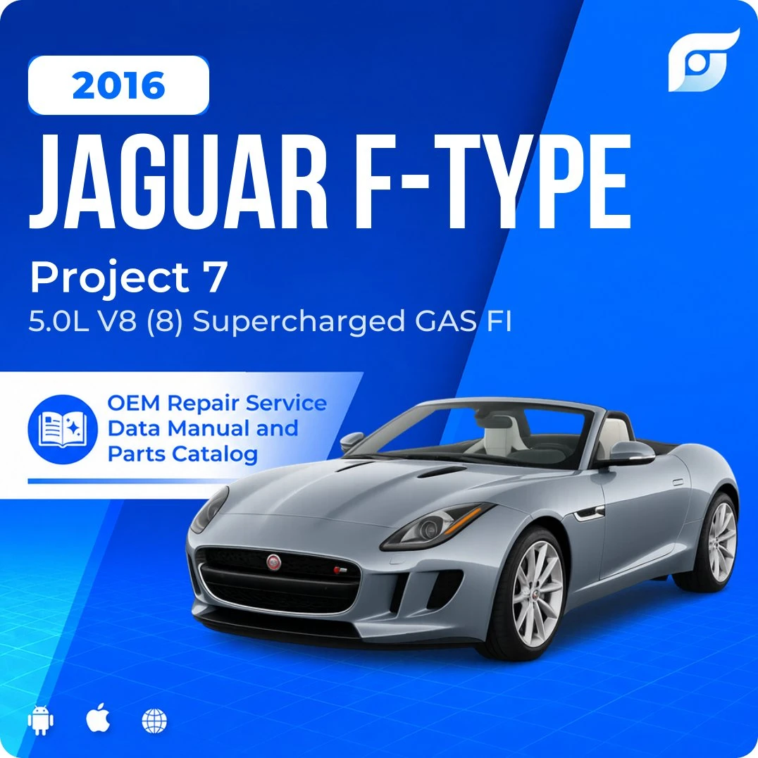 2016 Jaguar F-Type Project 7 - OEM Repair Service Manual