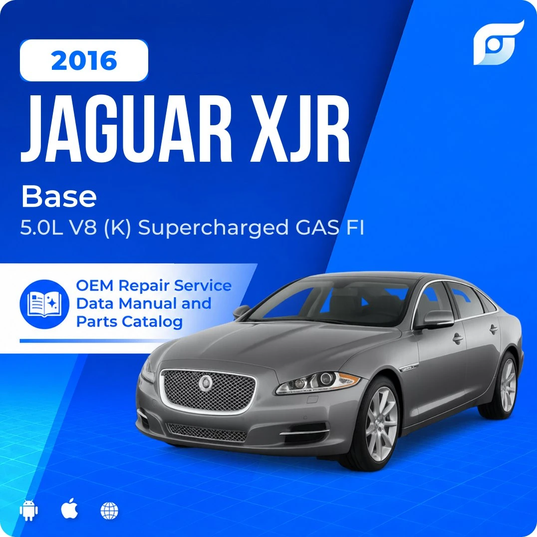 2016 Jaguar XJR Base - OEM Repair Service Manual
