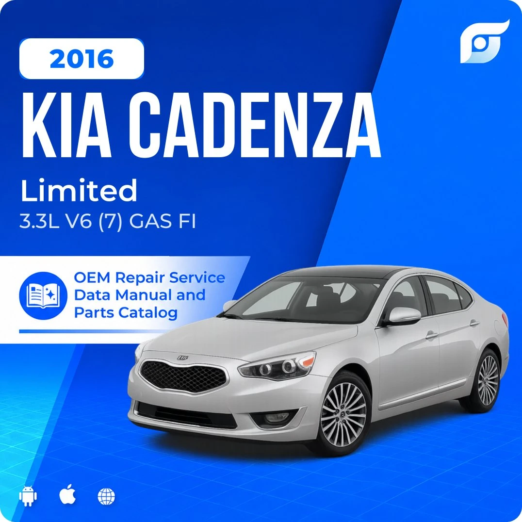 2016 Kia Cadenza Limited - OEM Repair Service Manual