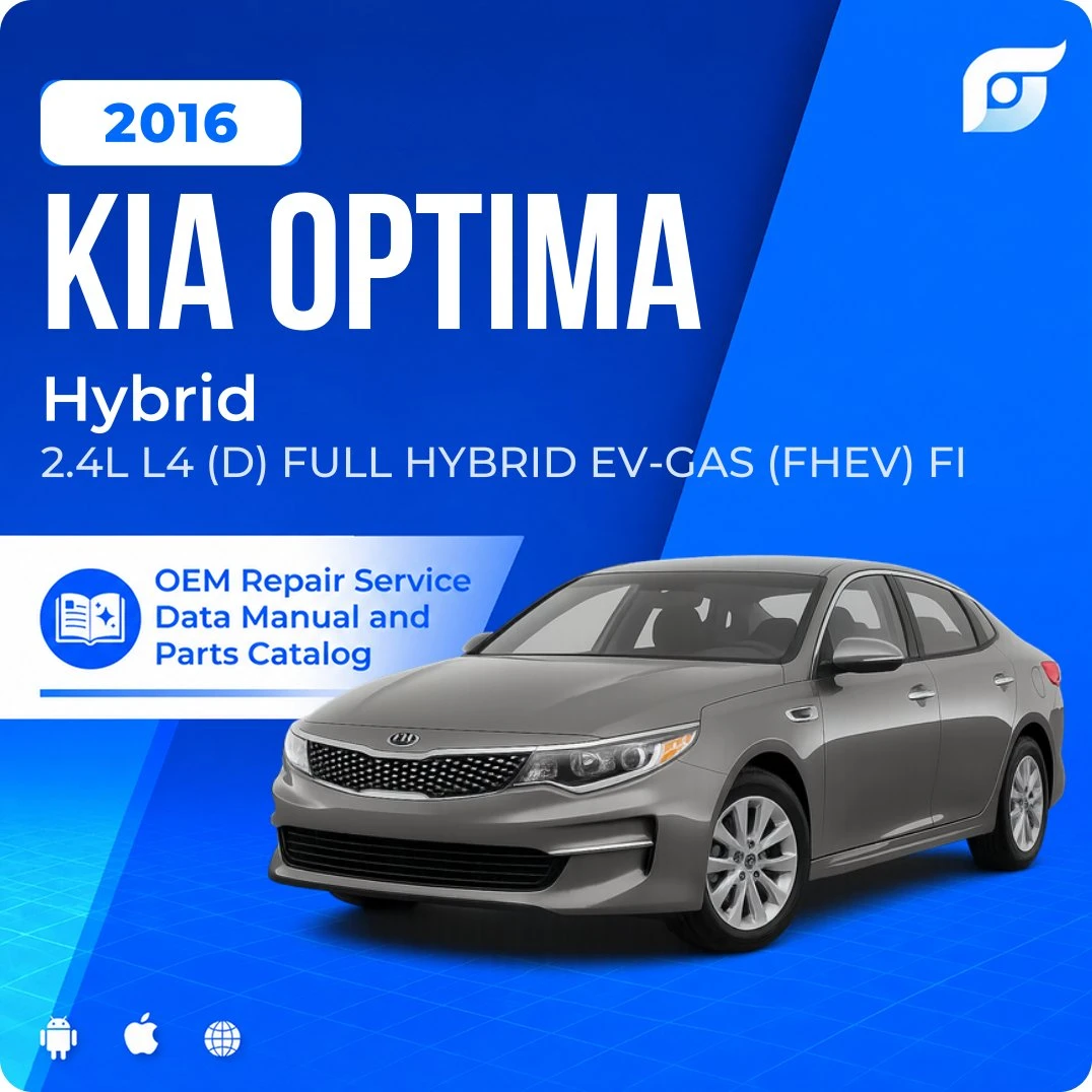 2016 Kia Optima Hybrid - OEM Repair Service Manual