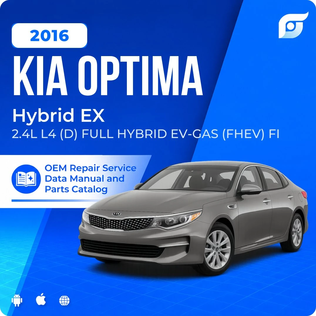 2016 Kia Optima Hybrid EX - OEM Repair Service Manual