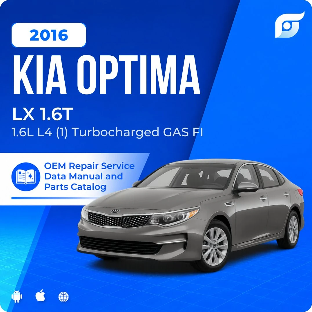 2016 Kia Optima LX 1.6T - OEM Repair Service Manual