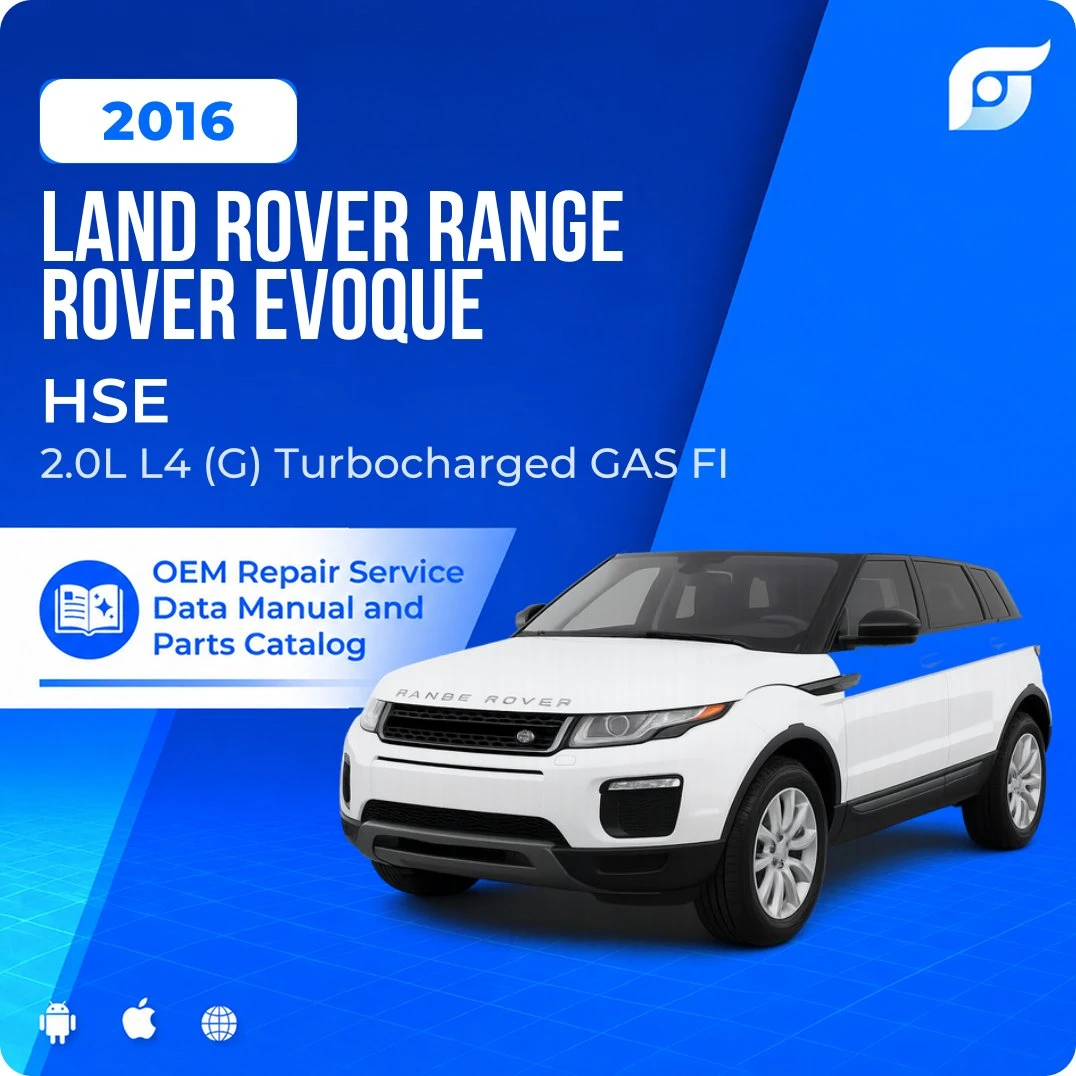 2016 Land Rover Range Rover Evoque HSE - OEM Repair Service Manual